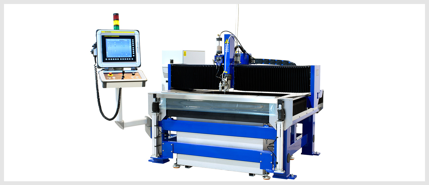 Abrasive waterjet cutting machine from Water Jet Sweden